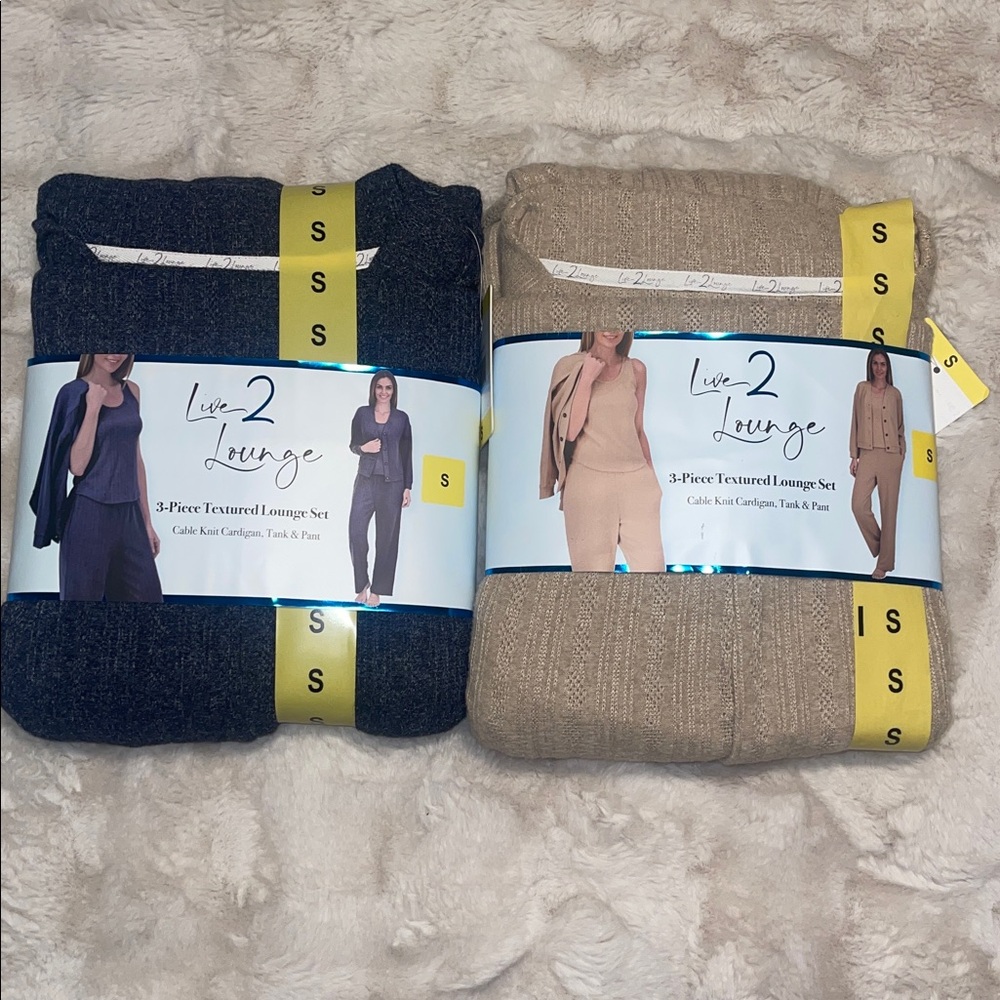 ❤️NEW!!!❤️Live 2 Lounge 3-Piece Textured Lounge Set.Small size. Gray-sold out!